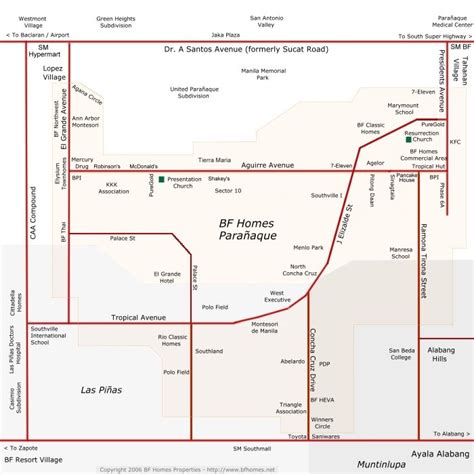 zip code parañaque bf homes|BF Homes Phase 3 Map .